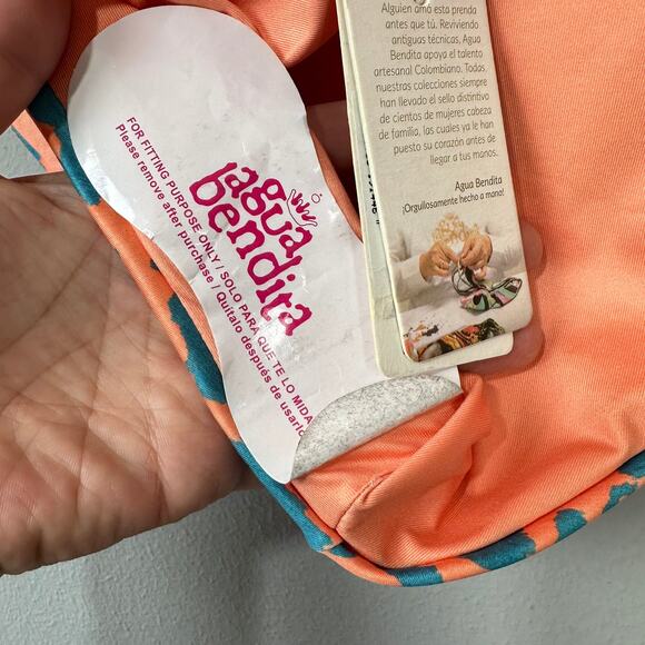 Agua Bendita Lily Balam Bikini Bottoms Size XL Leopard Spots High Cut Beach Swim - Picture 6 of 12